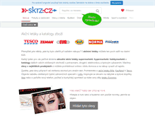 Tablet Screenshot of letaky.skrz.cz